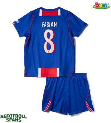 Paris Saint-Germain Fabian Ruiz #8 Hemmaställ Barn 2026-27 Kortärmad (+ Korta byxor)